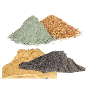 Sable, gravier et granulat