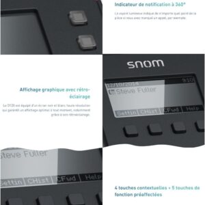 Téléphone de bureauSnom D120