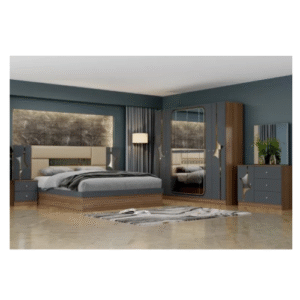 Ensemble de chambre à coucher majestueux complet 9908