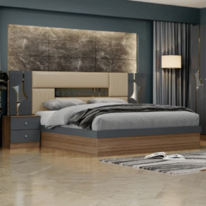 Ensemble de chambre à coucher majestueux complet 9908