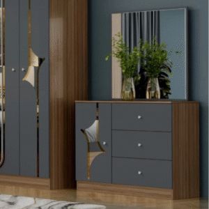 Ensemble de chambre à coucher majestueux complet 9908