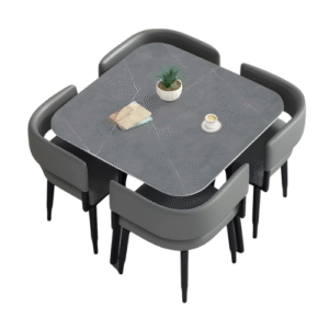 Table de Salle à Manger Semi-Marbre 909