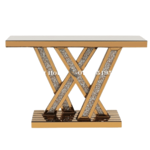 Ensemble Console et Miroir Cristal Luxe