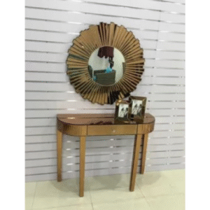 Console et Miroir Éclat Doré A072