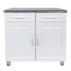 Meuble de Cuisine Blanc 2 Portes