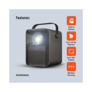 Projecteur portable PORODO 2600mAh