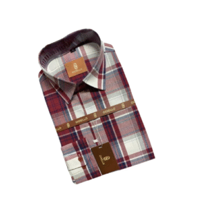 Chemise carreaux- bordeaux/rouge