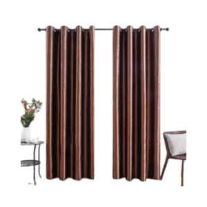 Tissu de rideau- marron T29