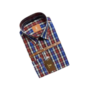 Chemise carreaux - rouge, bleu et blanc