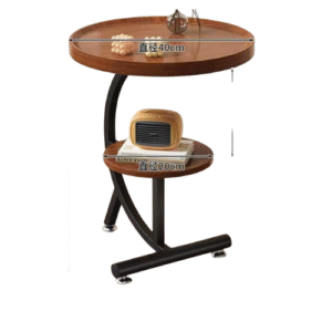 Table d'appoint  Harmonie  à deux niveaux LvxTan-84