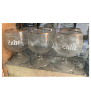Verres à bière "Zulte" vintage lot de 6