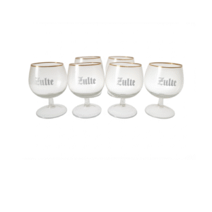 Verres à bière "Zulte" vintage lot de 6