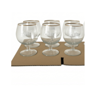 Verres à bière "Zulte" vintage lot de 6