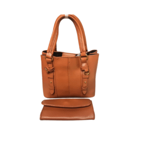 Ensemble sac fourre-tout et portefeuille élégant en cuir vegant