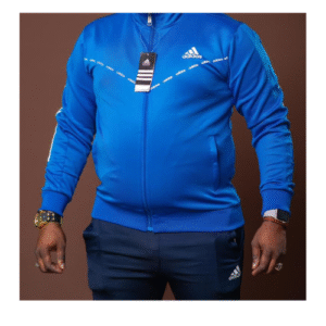Veste de survête Adidas (Bleu roi)