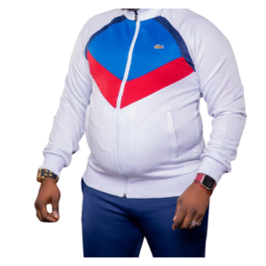 Ensemble de Survête Lacoste (Blanc, Bleu Marine et Rouge)