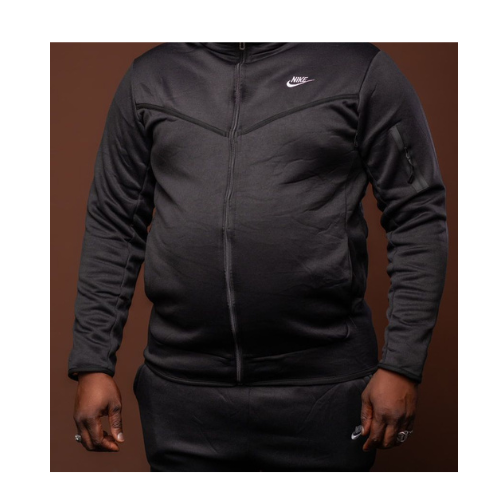 Survête à capuche Nike (Noir) – Image 2