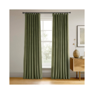 Tissu de rideau-vert chasseur T28