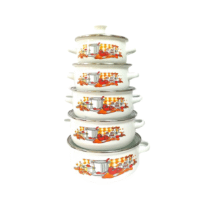 Ensemble de 5 Casseroles émail LVXSP-008