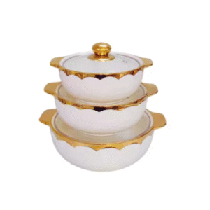 Jeu de 3 bols de service