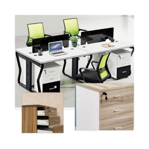 Poste de travail de bureau à 4 places LVXTAN-21-01