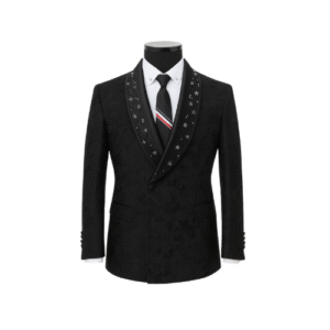 Costume croisé cérémonie roi - noir