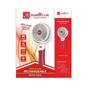 Mini ventilateur rechargeable EUROPLUS 4" LVXEP-2804