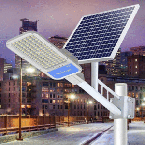 Lampe projecteur solaire de rue JL