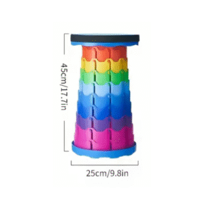 Tabouret Pliable et Rétractable Multicolore ME01