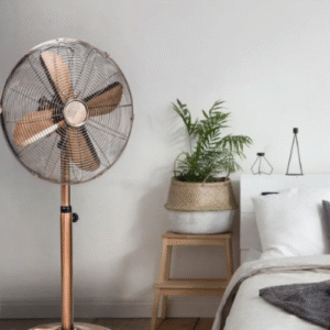 Ventilateur sur pied EUROPLUS Or Rose