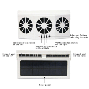 Ventilateur solaire pour voiture