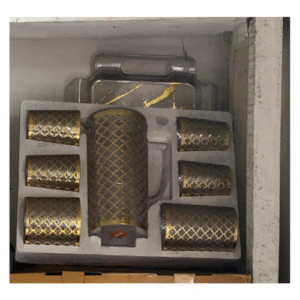 Service à Boissons "Majesté Dorée" - 7 pièces