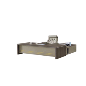 Table de bureau de direction en bois LVXDRC-037
