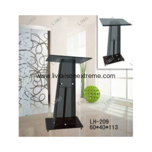 Podium en verre
