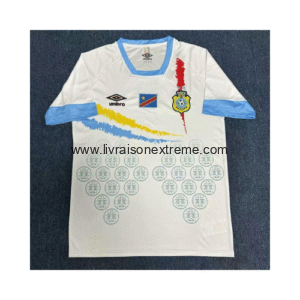 Maillot extérieur de la RDC de la collection CAF 2024