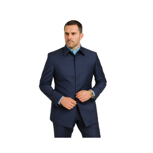 Costume Safari bleu nuit TH07