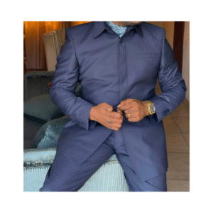 Costume Safari bleu nuit TH07