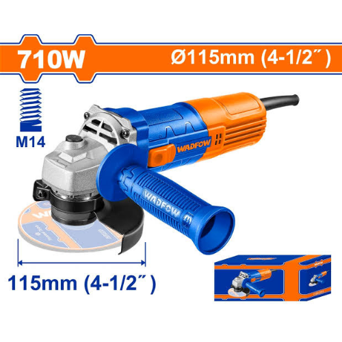 Meuleuse angulaire 4 ½" 710W WADFOW – Ø115 mm – Image 2