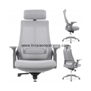 Fauteuil relax avec appui-tête pivotant