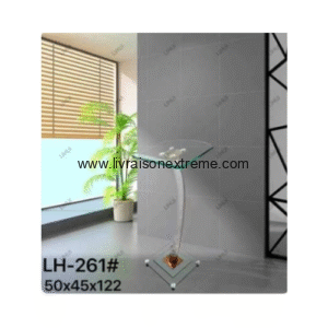 Podium en verre courbé (Chair)