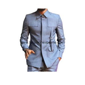 Costume Safari Chic Gris