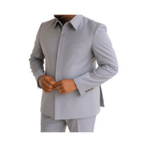Costume Safari col classique LVXT8 - Gris uni