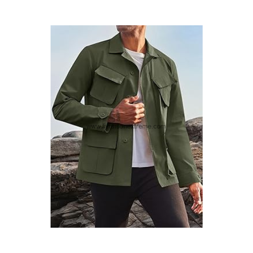 Costume Safari MARZONI - Vert oliva – Image 2