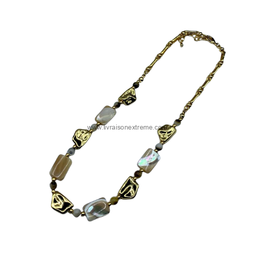 Chainette en perles-B-018