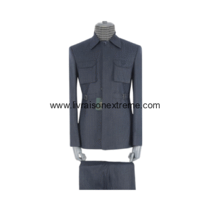 Costume Safari CT103 - bleu acier