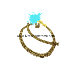 Ensemble collier et bracelet - panther link