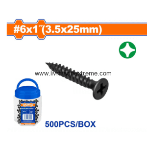 Vis à Placo WADFOW #6x1" (3.5×25 mm) – Boîte de 500 pièces