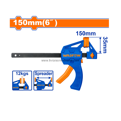 Pince à Serrage Rapide Wadfow 6" (WCP4376)