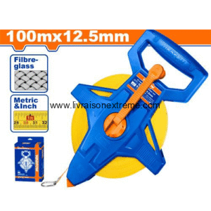 Mètre Ruban Long WADFOW - 100 m x 12,5 mm
