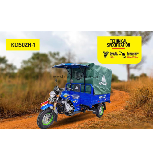 Tricycle Utilitaire Kinglion KL150ZH-1 – Image 3
